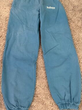 Madhappy blue Jogger Sweatpants with Embroidered Logo